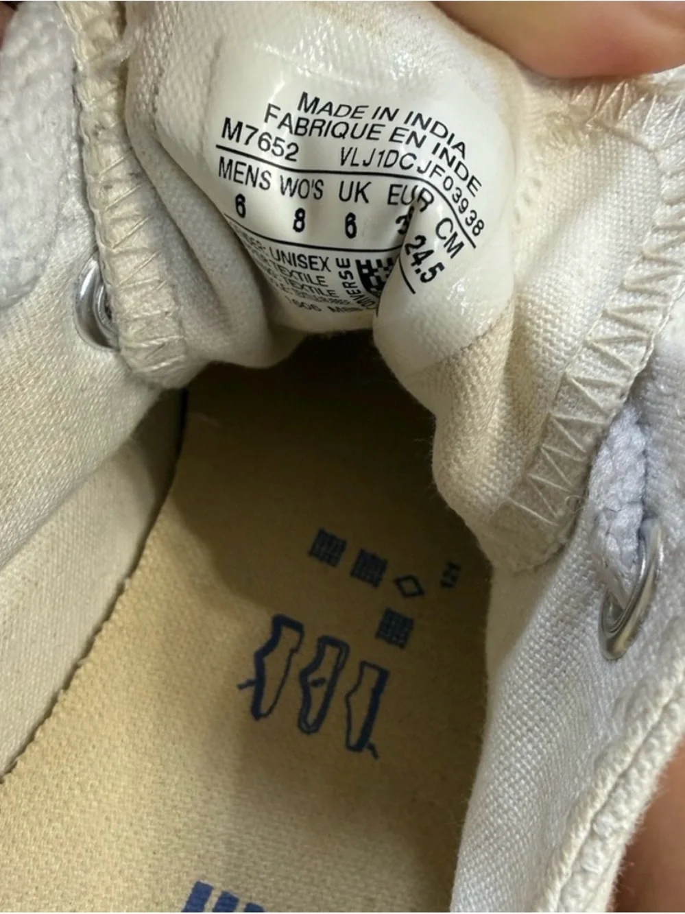 White Converse Low Top Sneakers